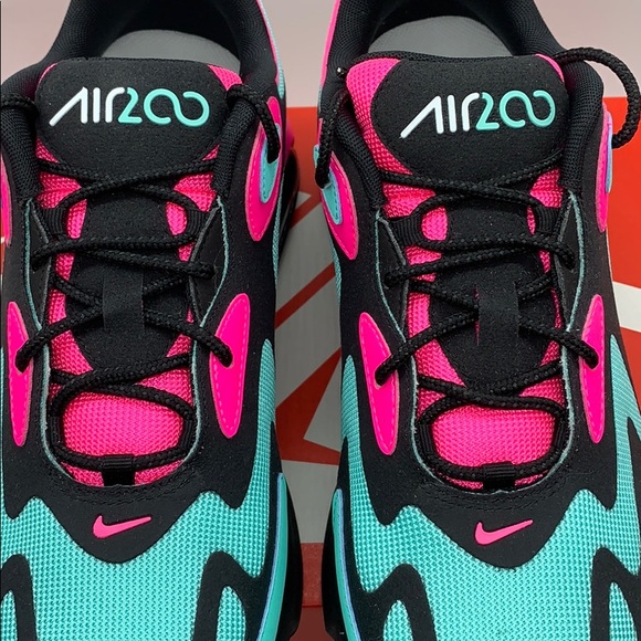 NIKE AIR MAX 200 hyper turbo/black-pink blast men’ - Picture 12 of 16